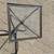 Rustic rusty sturdy wrought iron plant stand with glass top 6 thumbnail
