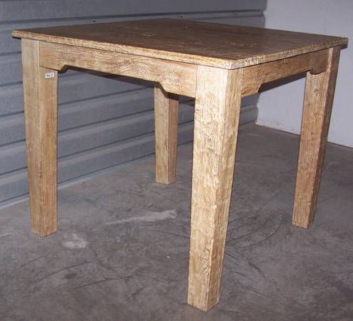 High kitchen dining table 42 x 42 x 37H 1
