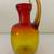 Vintage BLENKO Amberina Tangerine Blown Glass Pitcher - Mid-Century 2 thumbnail