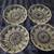 Like new Set of 4 French hand-cut candy nut crystal dish 1 thumbnail