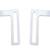 2 Pack Open Window Bracket for Midea U Shaped Air Conditioner OEM 1 thumbnail