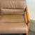 Mid Century Modern Leather Armchair with Oak Frame Vintage Chair 1970s 9 thumbnail