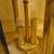 Vintage Wood Gold Metal Glass Floor Lamp 5 thumbnail
