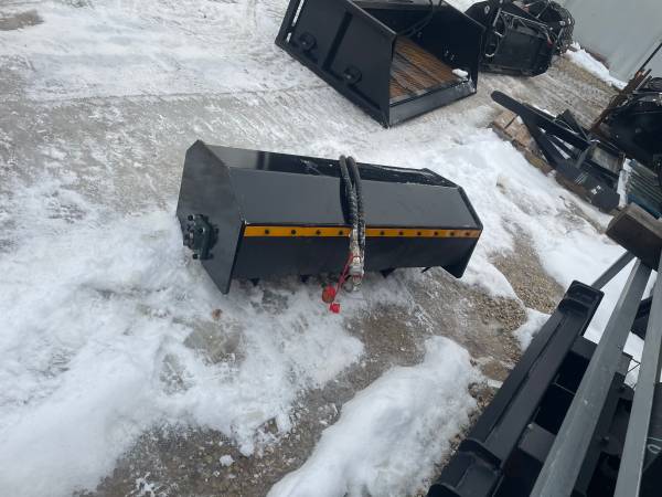 Mini skid steer tiller 1