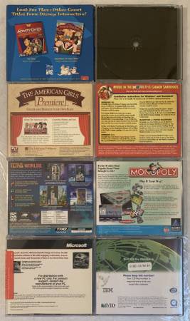 LOTE DE 8 JUEGOS DE PC VINTAGE: Carmen Sandiego, Tetris, Monopolio - 50 USD (Midtown West)63471137763075121