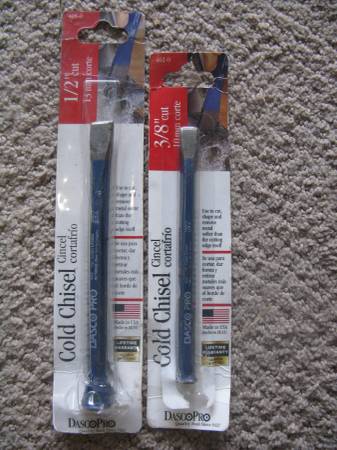 Cold Chisel 3/8" and 1/2" 1