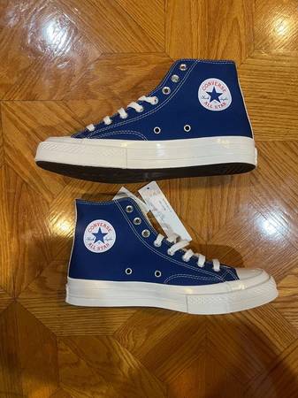 Comme des Garçons PLAY x Chuck 70 High 'Blue Quartz' talla 8 - $130 (West Hollywood)63471347890689121