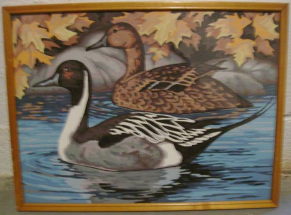 Hand painted Duck Picture 1