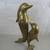 Vtg Brass Mom & Baby Dolphin Statue 19" Tall Made In Korea 5 thumbnail
