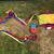 Pocket Parafoil Kite 20" X 20" With 12 Foot Tail Excellent Condition L 1 thumbnail