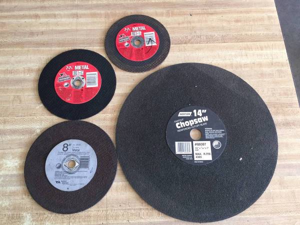 Metal Cutting Wheels-Blades (4 pc lot) 1