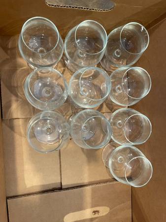 10 Slightly Used Brandy Glasses Made in France 1