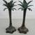 Pair Of Brass Vintage Palm Trees Taper Candlestick Holders 9 3/4" Tall 5 thumbnail