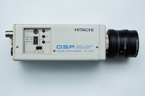 C-Mount Lens & Hitachi VK-C370 Color Video Camera Composite/S-Video - $10 (Raleigh, NC)63441963965955124