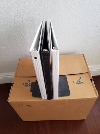 1" 3-ring notebook binders 1