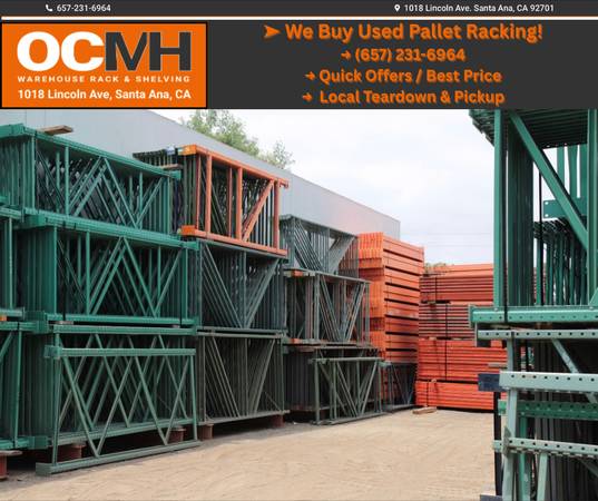 Buying Used Pallet Rack – Fast Offers • Easy Pickup • Local Removal 1