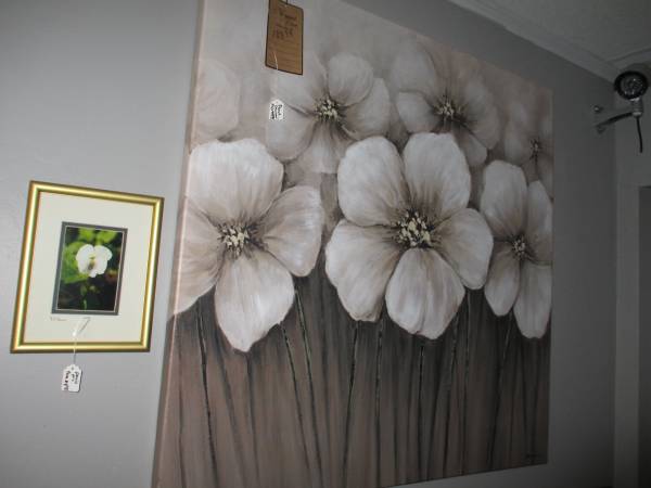 Large Floral Poppy Canvas 1