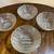 Rare Set of 4 Vintage Textured Glass Salad Bowls 1 thumbnail