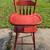 Vintage Wood Childs Kids High Chair 1 thumbnail