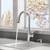 New Stainless Pull Down Kitchen Faucet Sprayer With Lifetime Warranty 15 thumbnail
