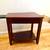 UNIQUE SIDETABLE Solid Wood Trapezoid Shaped Table Nightstand Smoking Room Cigar 3 thumbnail