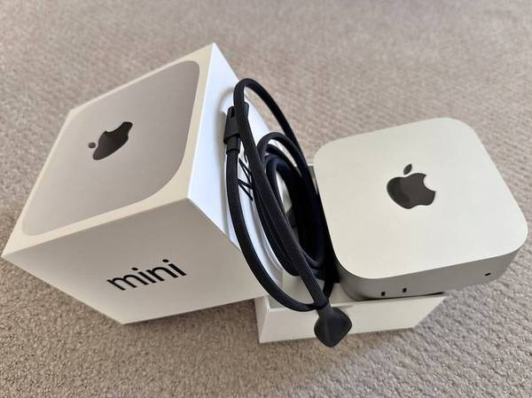 2024) Apple Mac mini M4 Chip 16GB RAM 256GB SSD Silver (MU9D3LL/A