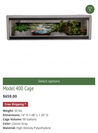 Vision Reptile Cage / Model 400 1