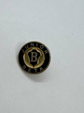 Vintage Junior Beta Club Official Lapel Pin–Academic Achievement Award 1