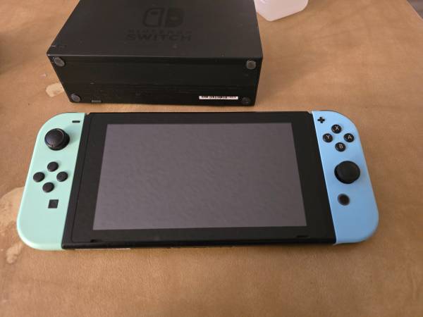 Limited Edition Animal Crossing Switch Console w/Micro SD