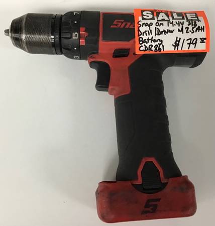 Snap On 14.4V 3/8” Drill/ Driver W/ 2.5AH Battery CDR861 1