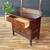 Antique Victorian Eastlake Tiger Oak Hall Stand with Mirror, c.1920’s 5 thumbnail