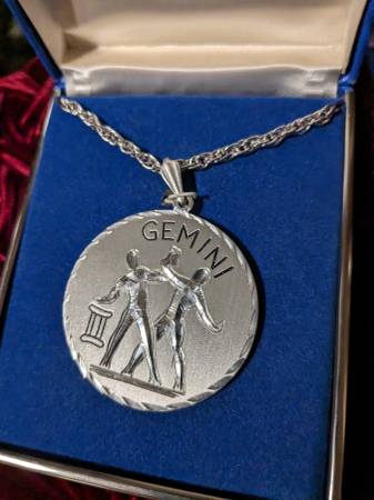 Blackinton Gemini Metal Pendant With Chain - $30 (Wrentham)63438908472577121