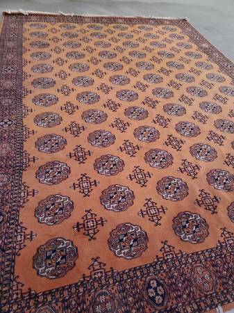 10 x 14 Karastan Bokhara Wool Area Rug - Gold 1