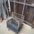 Vintage milk crate delivery dolly & wire crate, holds stacked crates 4 thumbnail