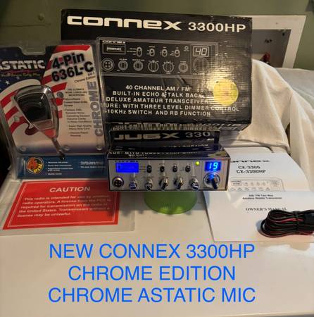 CHROME EDITION CONNEX 3300HP CB RADIO NEW - $400 (Heber Springs AR)63471309547649120