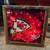 KC Chiefs hand painted antique window Christmas decor 4 thumbnail