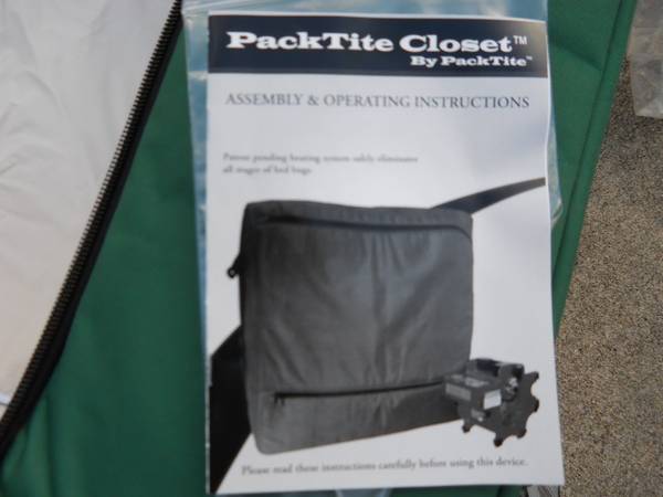 Packtite Closet portable heating system. 1