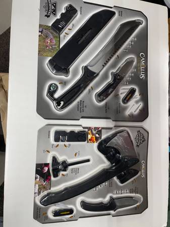 Camillus knife and hatchet 5 pcs sets 1
