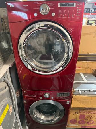 LG front load washer and dryer set 1