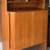 Vintage Teak Wall Unit / Entertainment Cabinet with Glass Display Stor 2 thumbnail