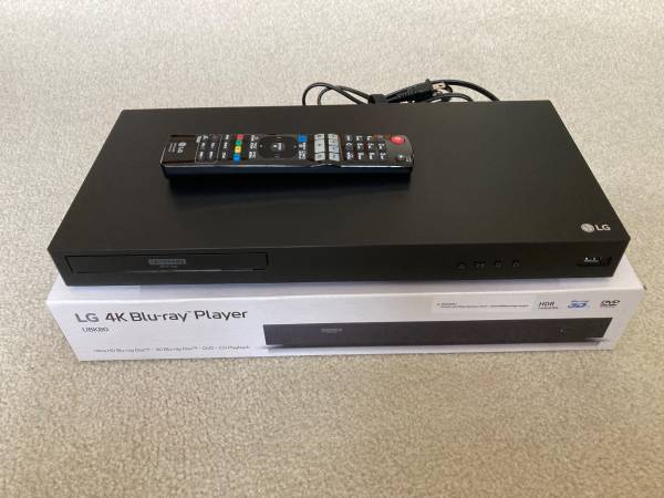 LG 4K Blu-Ray Player In Excellent Condition In Original Box 1