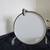 Vintage 1999 IKEA Strind Glass & Metal Rolling End Side Table 13 thumbnail