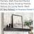 SOLID WOOD BLACK 5FT. FLOATING MANTLE  -.ALLNEW 8 thumbnail