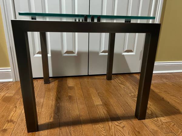 Glass End Table 1