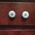 (6) Six New! Aqua Green Vintage Look Flower CERAMIC Knobs Door Handle Cabinet Dr 1 thumbnail