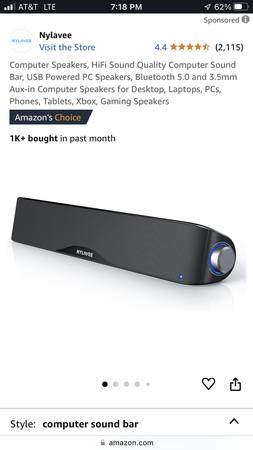 computer sound bar 1