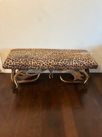 Elk Antler Bench 1