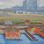 DAVID K STONE LARGE OIL PAINTING ILLUSTRATION AIRPORT AIR FORCE LISTED 4 thumbnail