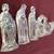 Nativity Set 7 PCS Miniature in Iridescent Glass 2 thumbnail