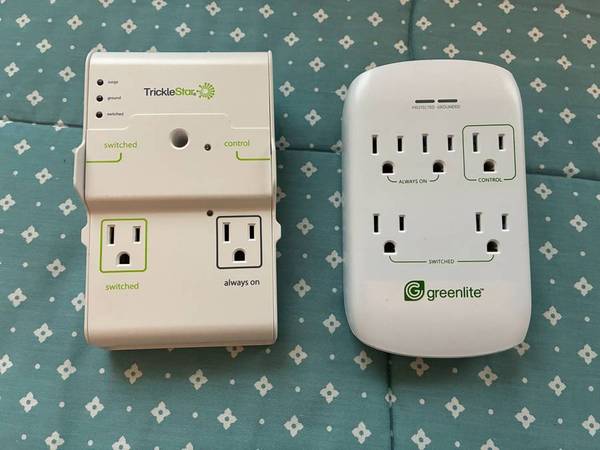 NEW PROTECTED GROUNDED 5 IN 1 PLUG LED OUTLET 1